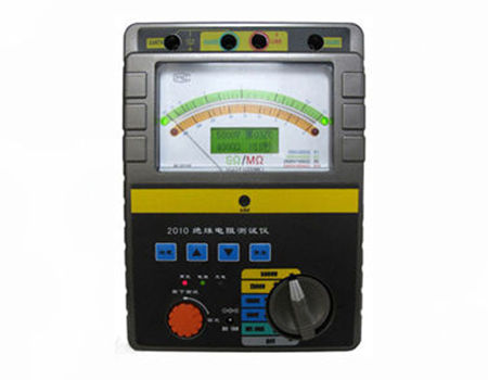GOZ-2010智能双显绝缘电阻测试仪_四档
